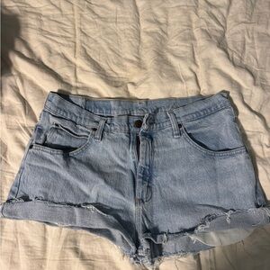Wrangler Light Blue Jean Shorts
